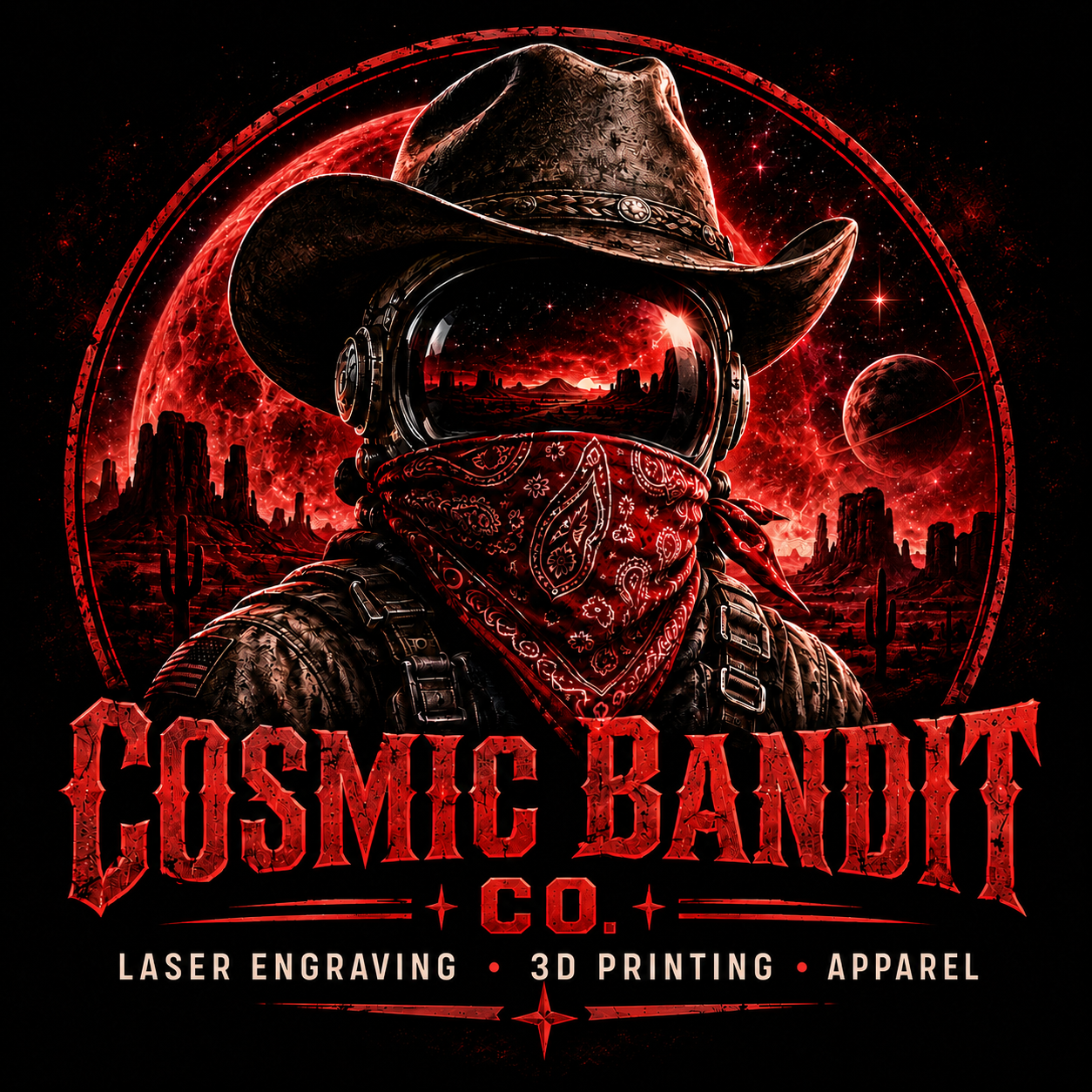 Cosmic Bandit Co. design and fabrication artwork